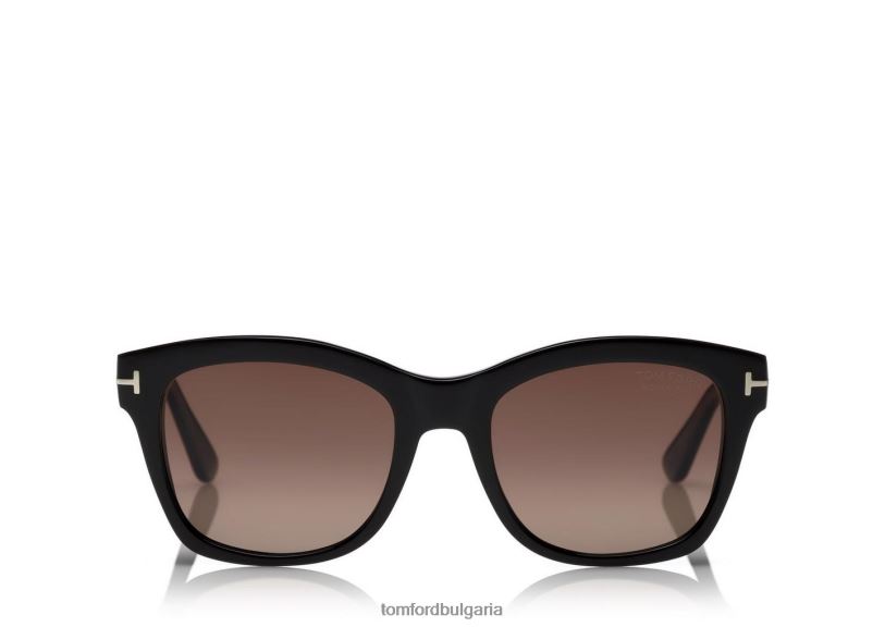 Жени очила поляризирани слънчеви очила lauren черен TOM FORD B880D2080