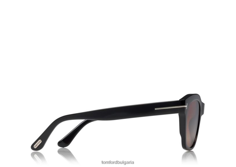 Жени очила поляризирани слънчеви очила lauren черен TOM FORD B880D2080