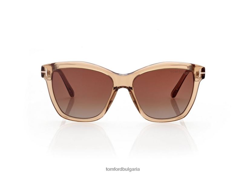 Жени очила слънчеви очила lucia шампанско TOM FORD B880D2180