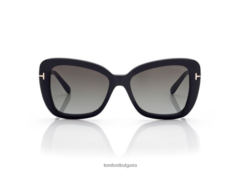 Жени очила слънчеви очила maeve черен TOM FORD B880D2183