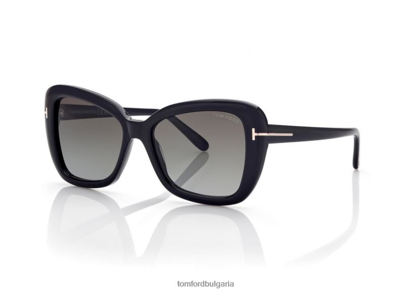 Жени очила слънчеви очила maeve черен TOM FORD B880D2183