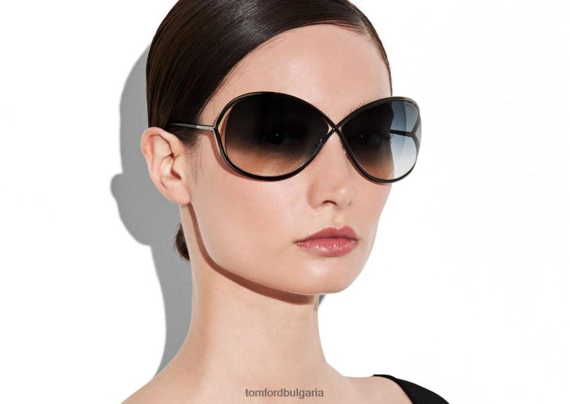 Жени очила огромни меки квадратни слънчеви очила miranda злато TOM FORD B880D2071
