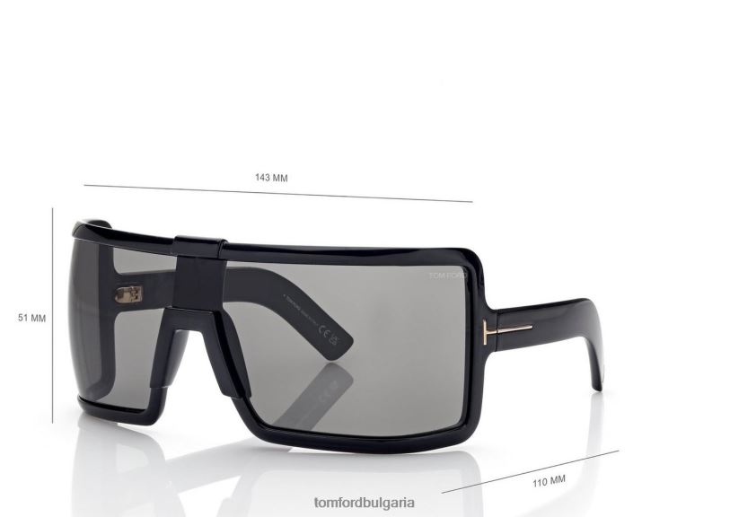 Жени очила слънчеви очила parker черен TOM FORD B880D2109