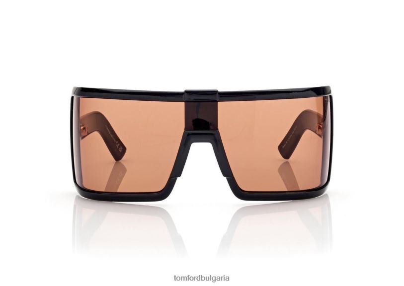 Жени очила слънчеви очила parker лъскаво черно/кафяво TOM FORD B880D2110