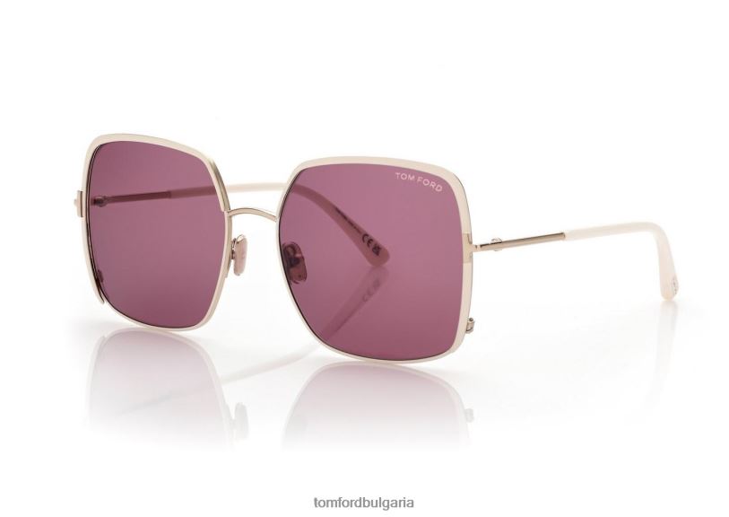 Жени очила слънчеви очила raphaela златно/виолетово TOM FORD B880D2123