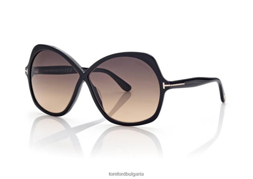 Жени очила слънчеви очила rosemin черен TOM FORD B880D2141