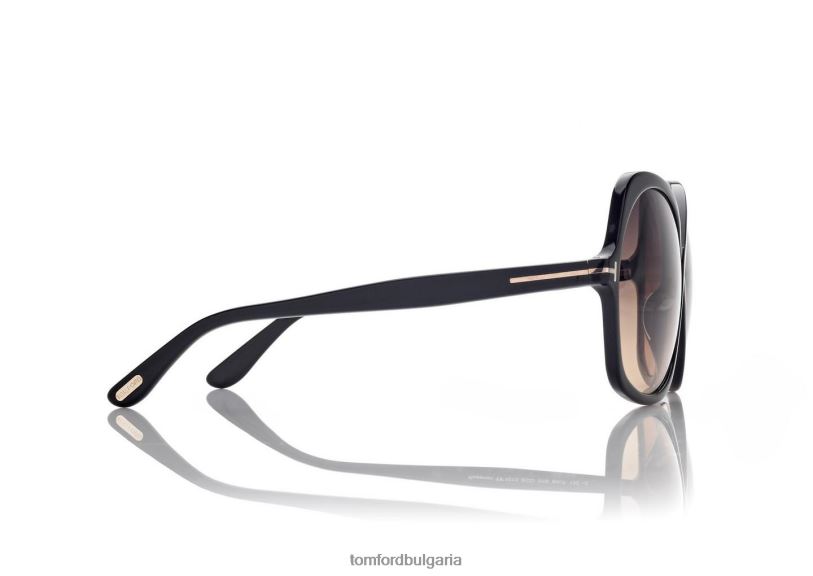 Жени очила слънчеви очила rosemin черен TOM FORD B880D2141