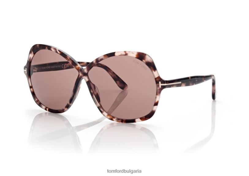 Жени очила слънчеви очила rosemin цветна Хавана/виолетов TOM FORD B880D2143