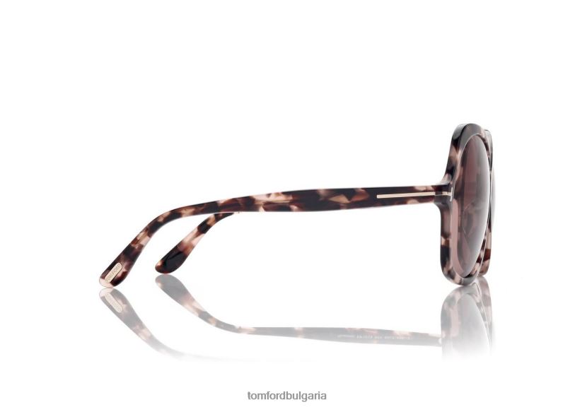 Жени очила слънчеви очила rosemin цветна Хавана/виолетов TOM FORD B880D2143
