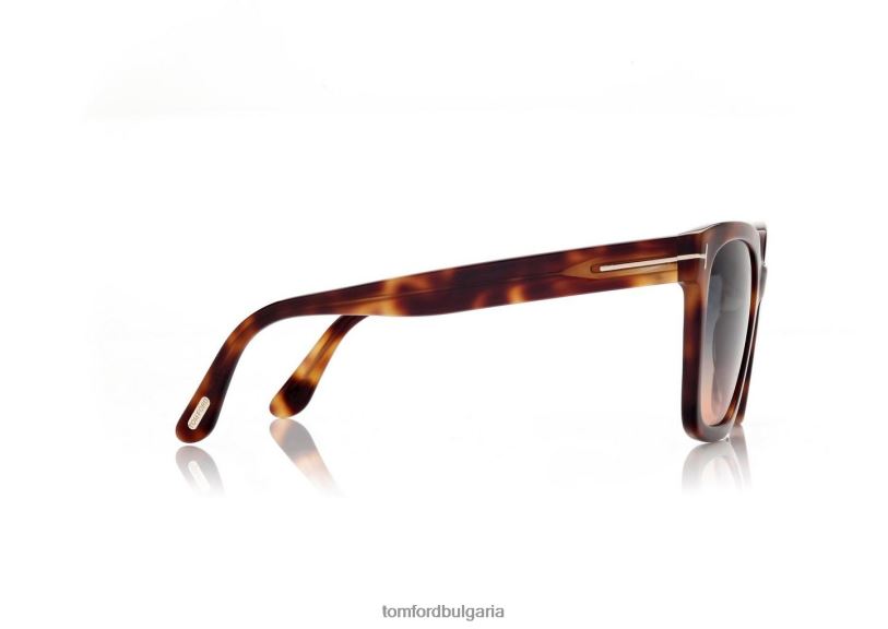 Жени очила слънчеви очила selby руса хавана TOM FORD B880D2083