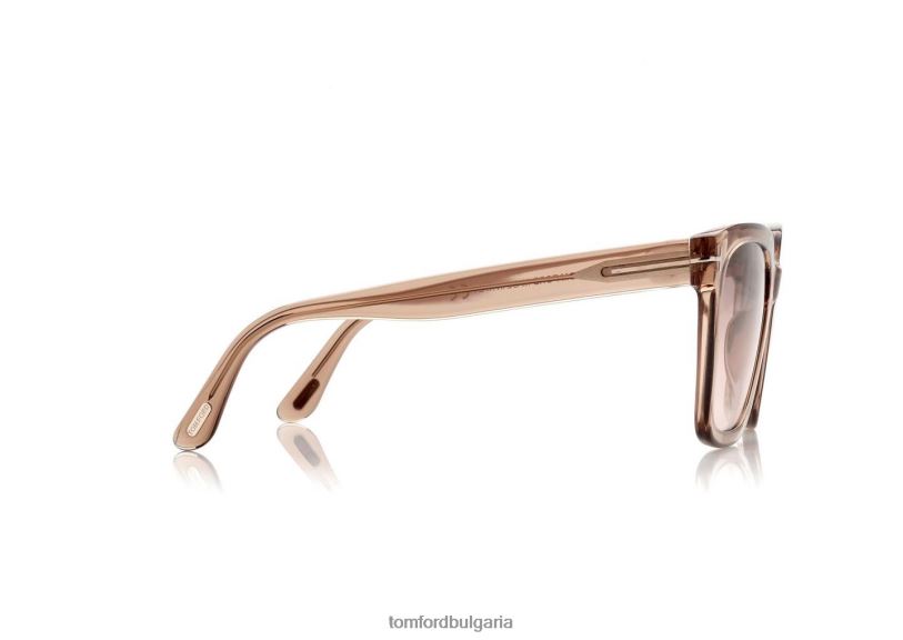 Жени очила слънчеви очила selby шампанско TOM FORD B880D2084