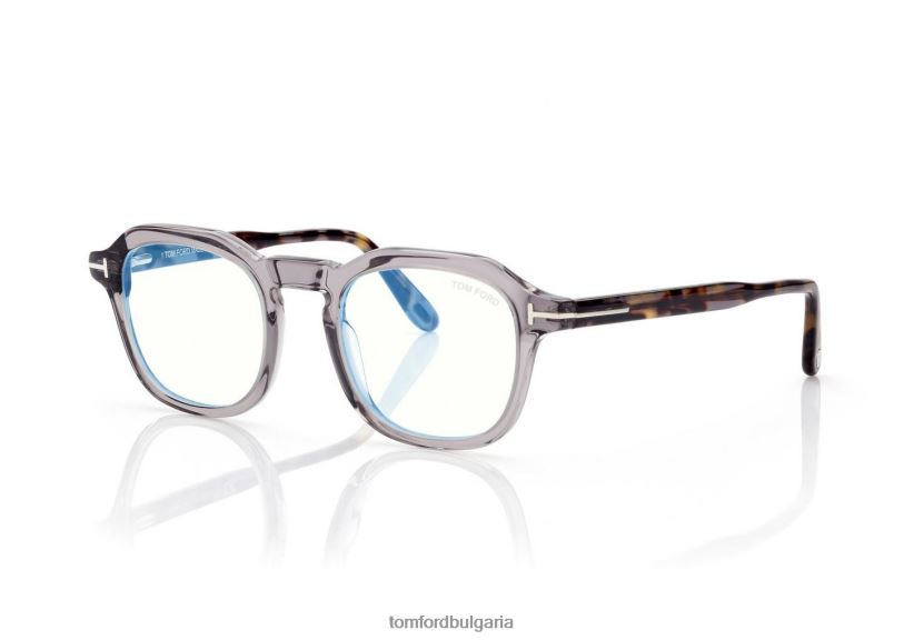 мъже очила синя блокова кръгла оптика сиво TOM FORD B880D1926