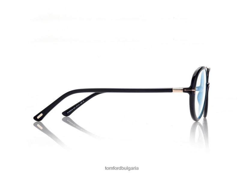 мъже очила пилотна оптика със син блок черен TOM FORD B880D1935