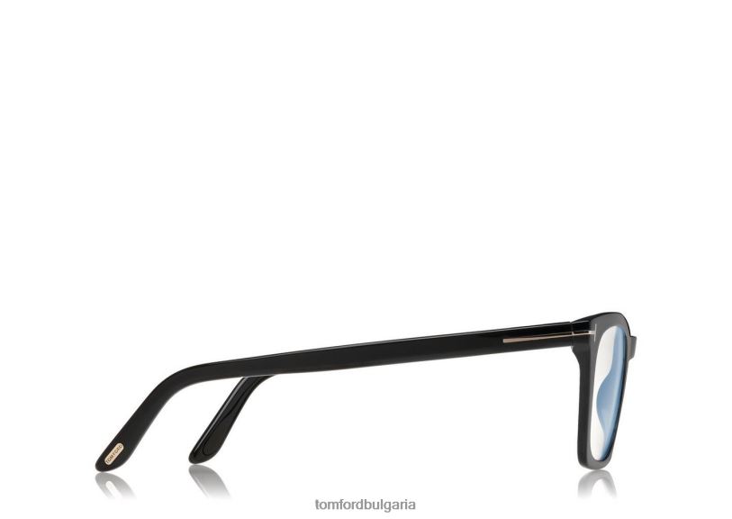 мъже очила син блок квадратна оптика черен TOM FORD B880D1953