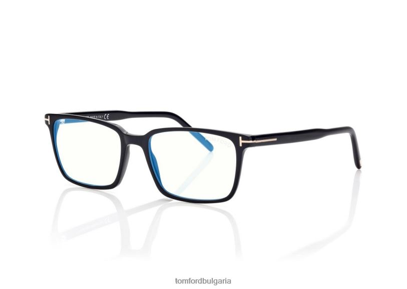 мъже очила син блок квадратна оптика черен TOM FORD B880D1962