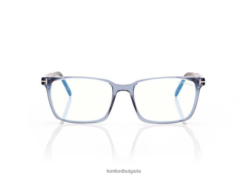 мъже очила син блок квадратна оптика мода TOM FORD B880D1964
