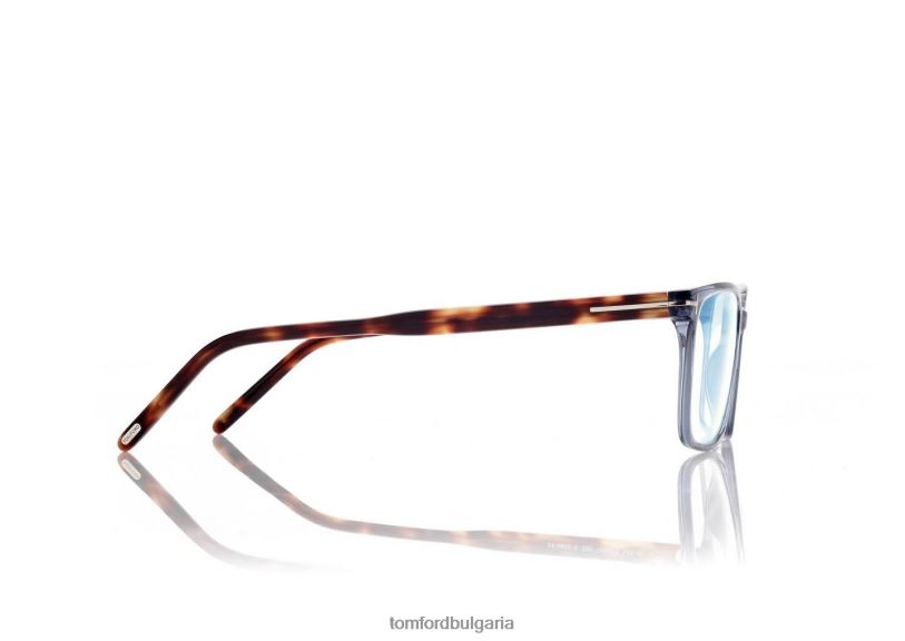 мъже очила син блок квадратна оптика мода TOM FORD B880D1964