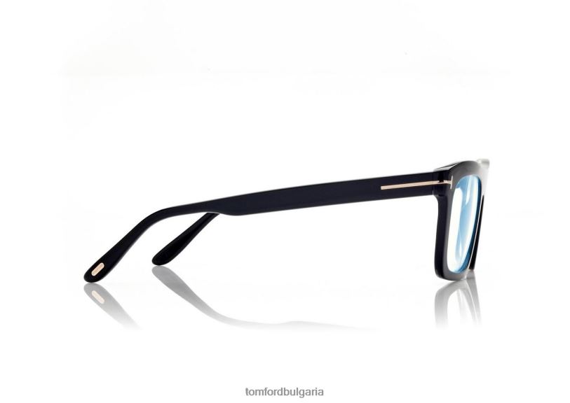 мъже очила син блок правоъгълна оптика черен TOM FORD B880D1965