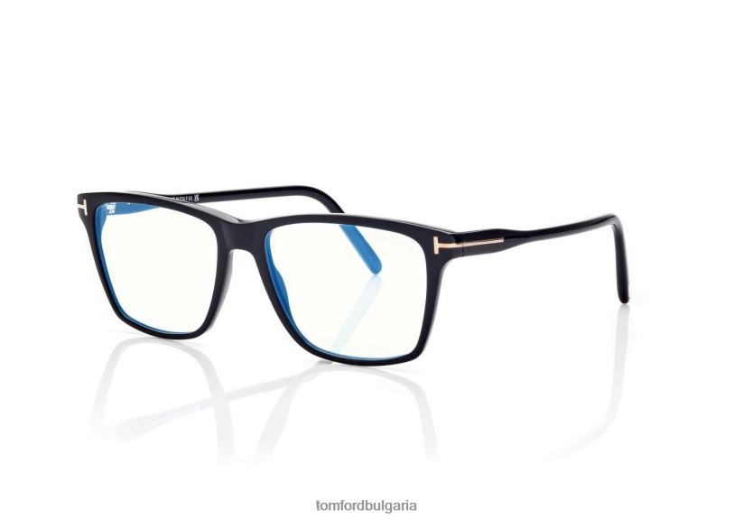 мъже очила син блок квадратна оптика черен TOM FORD B880D1967