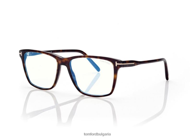 мъже очила син блок квадратна оптика тъмна Хавана TOM FORD B880D1968