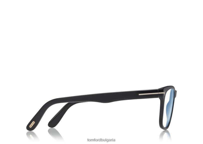 мъже очила син блок мек квадрат оптика черен TOM FORD B880D1973