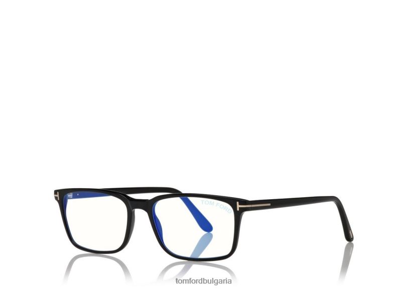 мъже очила син блок правоъгълна оптика черен TOM FORD B880D1975