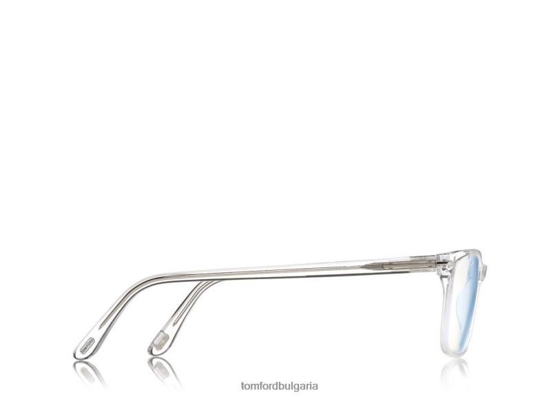 мъже очила син блок правоъгълна оптика ясно TOM FORD B880D1976