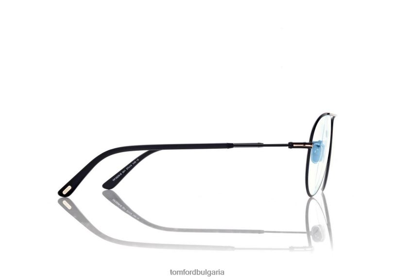 мъже очила пилотна оптика със син блок черен TOM FORD B880D1983