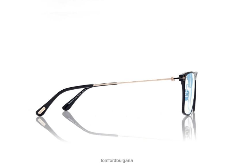 мъже очила син блок квадратна оптика черен TOM FORD B880D1986