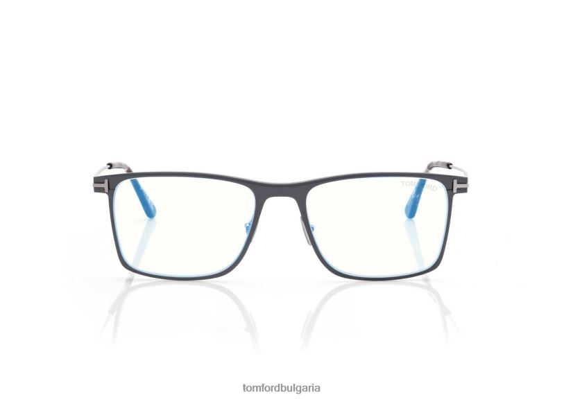 мъже очила син блок квадратна оптика сиво TOM FORD B880D1987