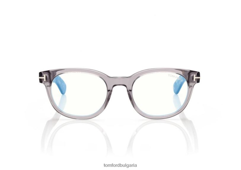 мъже очила синя блокова кръгла оптика сиво TOM FORD B880D1990