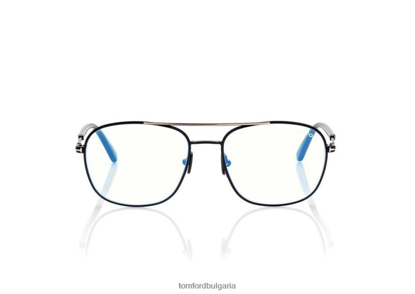 мъже очила оптика за навигатор със син блок черен TOM FORD B880D1991