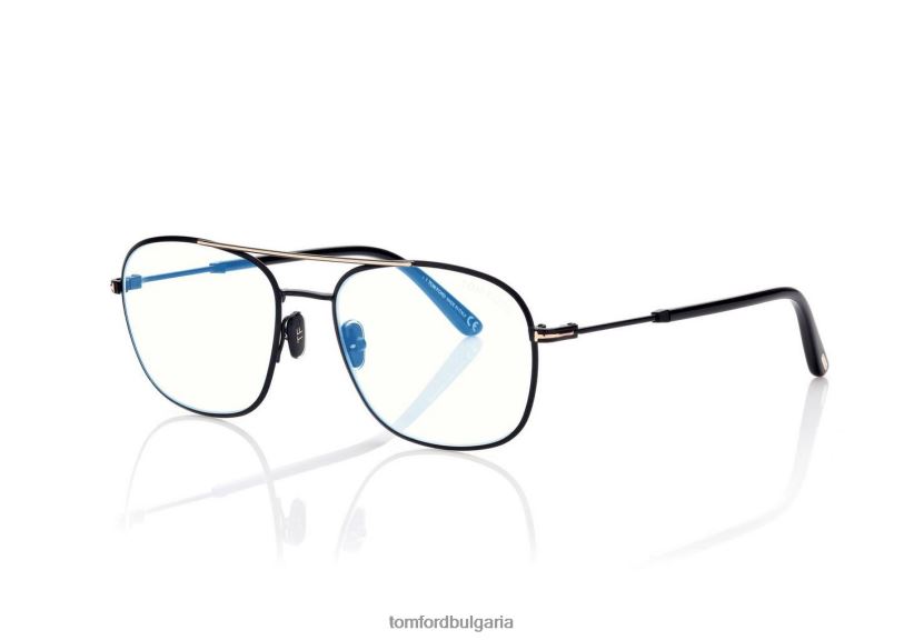 мъже очила оптика за навигатор със син блок черен TOM FORD B880D1991