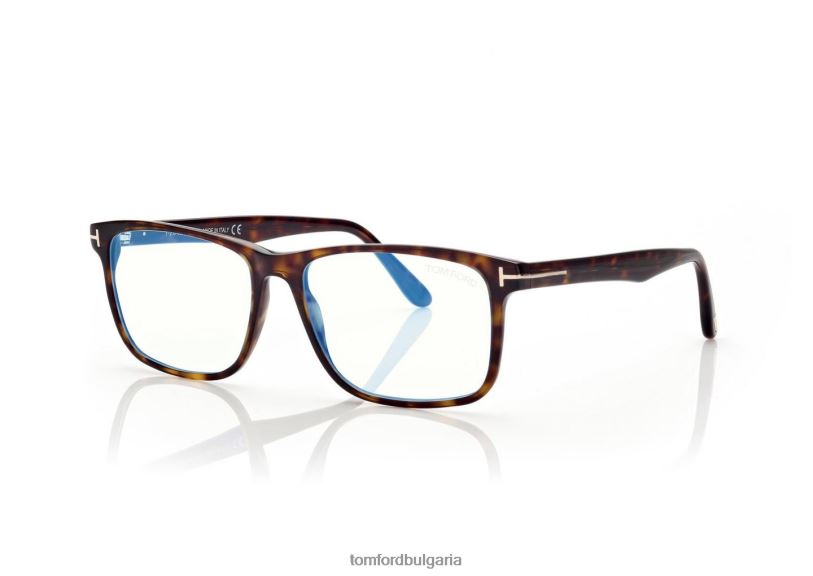 мъже очила син блок квадратна оптика тъмна Хавана TOM FORD B880D1994
