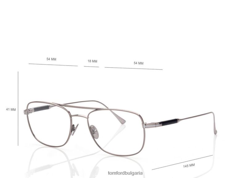 мъже очила оптика за навигатор със син блок злато TOM FORD B880D1996