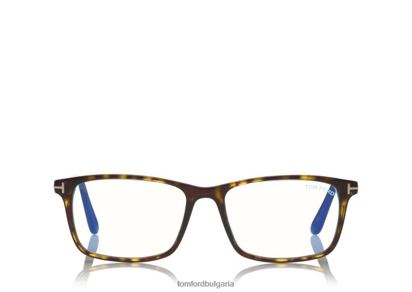 мъже очила син блок мек квадрат оптика тъмна Хавана TOM FORD B880D1998