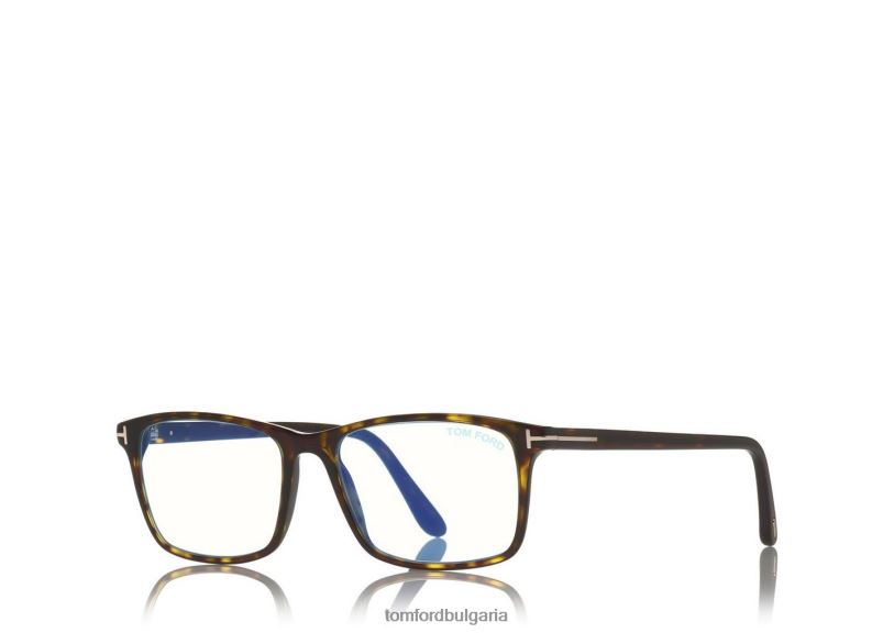 мъже очила син блок мек квадрат оптика тъмна Хавана TOM FORD B880D1998