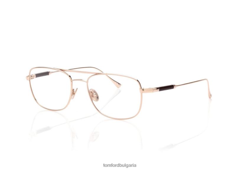 мъже очила оптика за навигатор със син блок злато TOM FORD B880D1999