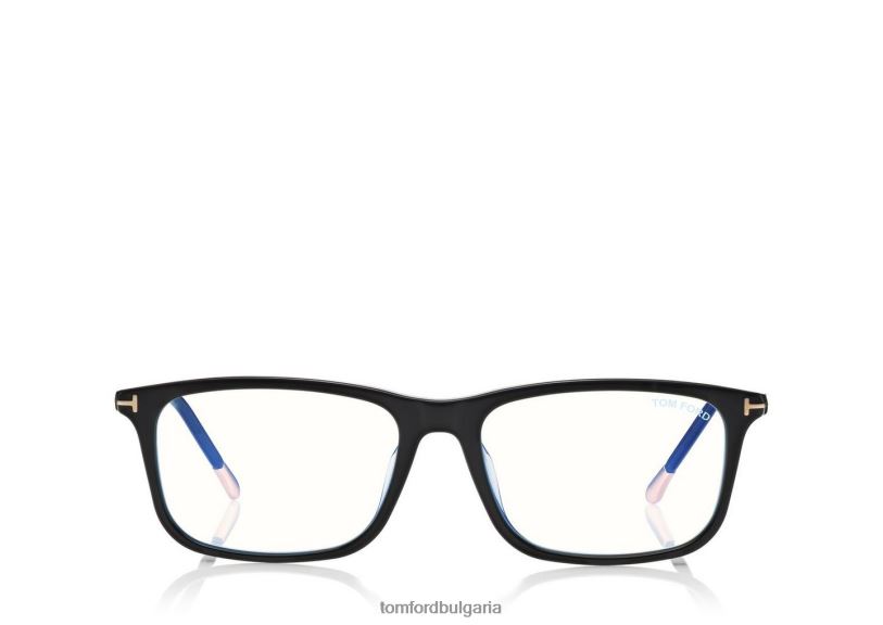мъже очила син блок квадратна оптика черен TOM FORD B880D2016