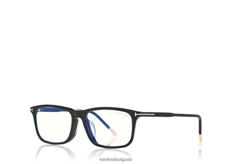 мъже очила син блок квадратна оптика черен TOM FORD B880D2016