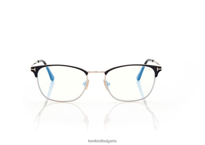 мъже очила син блок квадратна оптика черен TOM FORD B880D2017