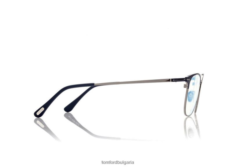мъже очила син блок квадратна оптика матово синьо TOM FORD B880D2018