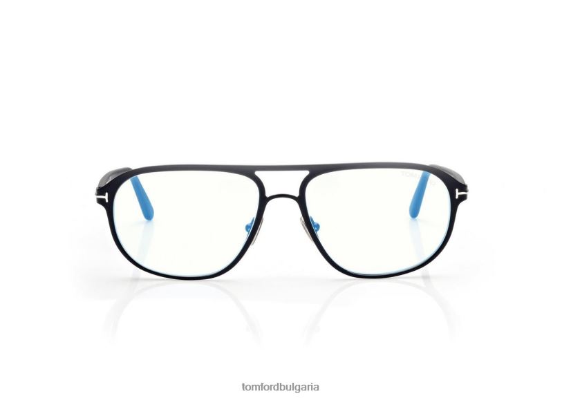 мъже очила оптика за навигатор със син блок черен TOM FORD B880D2020