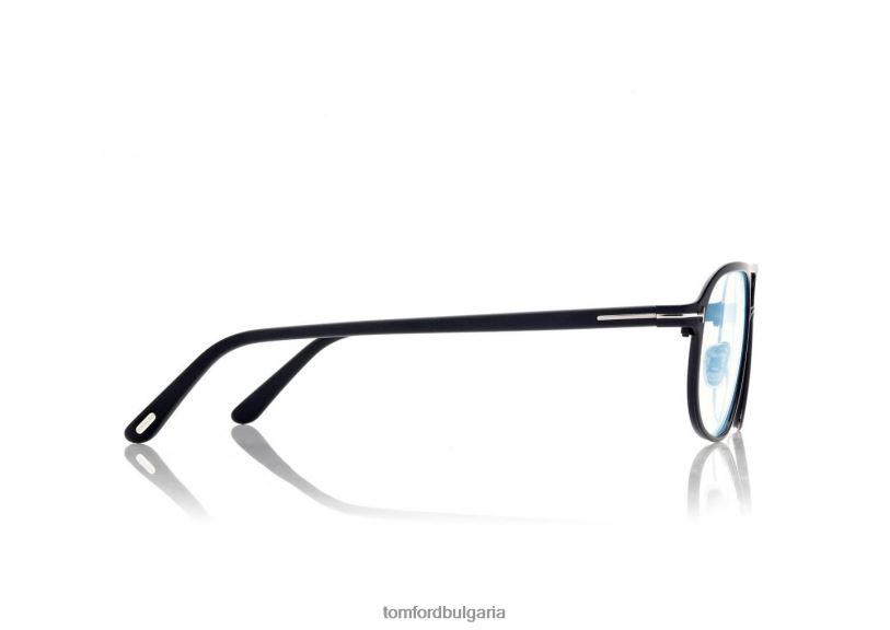 мъже очила оптика за навигатор със син блок черен TOM FORD B880D2020