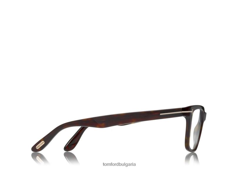 мъже очила квадратна оптична рамка тъмна Хавана TOM FORD B880D2023
