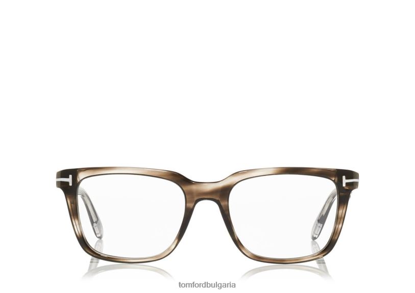 мъже очила квадратна оптична рамка сиво TOM FORD B880D2024