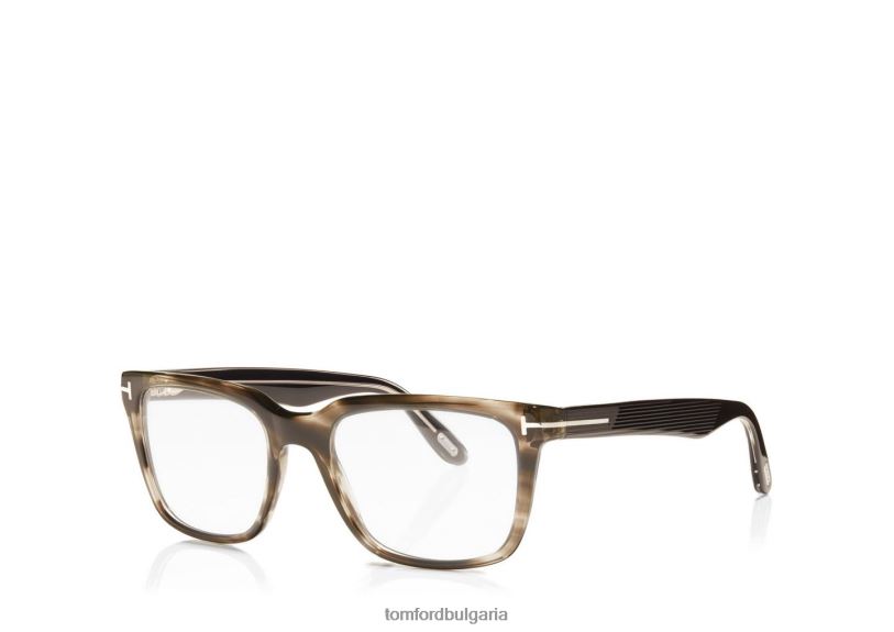 мъже очила квадратна оптична рамка сиво TOM FORD B880D2024