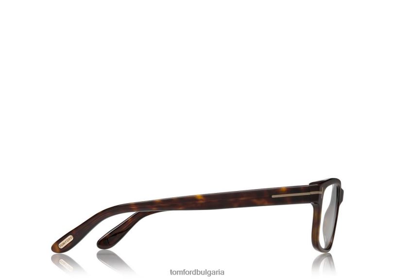 мъже очила квадратна оптична рамка тъмна Хавана TOM FORD B880D2028