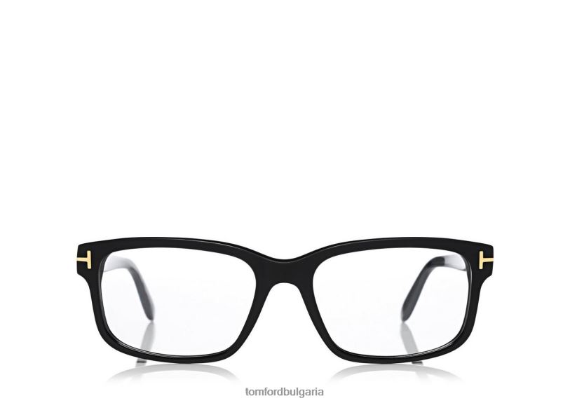 мъже очила квадратна оптична рамка матов/блестящ черен градиент TOM FORD B880D2031