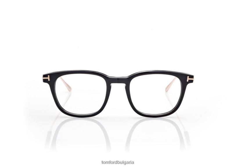 мъже очила квадратна рупорна оптика черен рог TOM FORD B880D2039